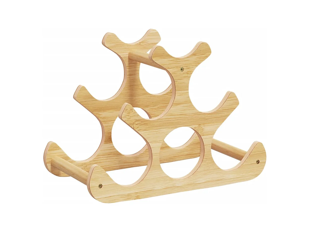 Garden Furniture -  Casier à vin pour 6 bouteilles 35x18x25,5 cm bambou