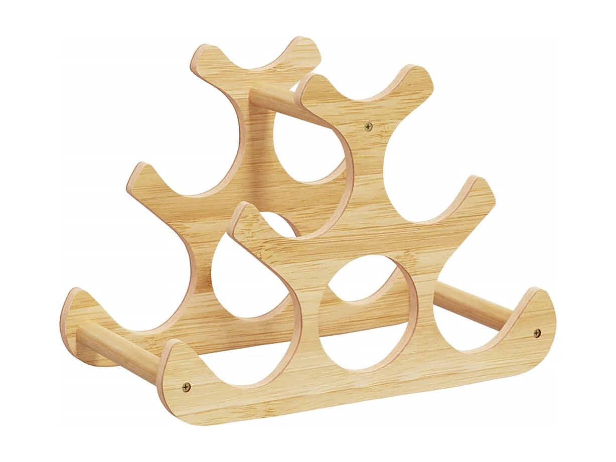 Garden Furniture -  Weinregal für 6 Flaschen 35x18x25,5 cm Bambus