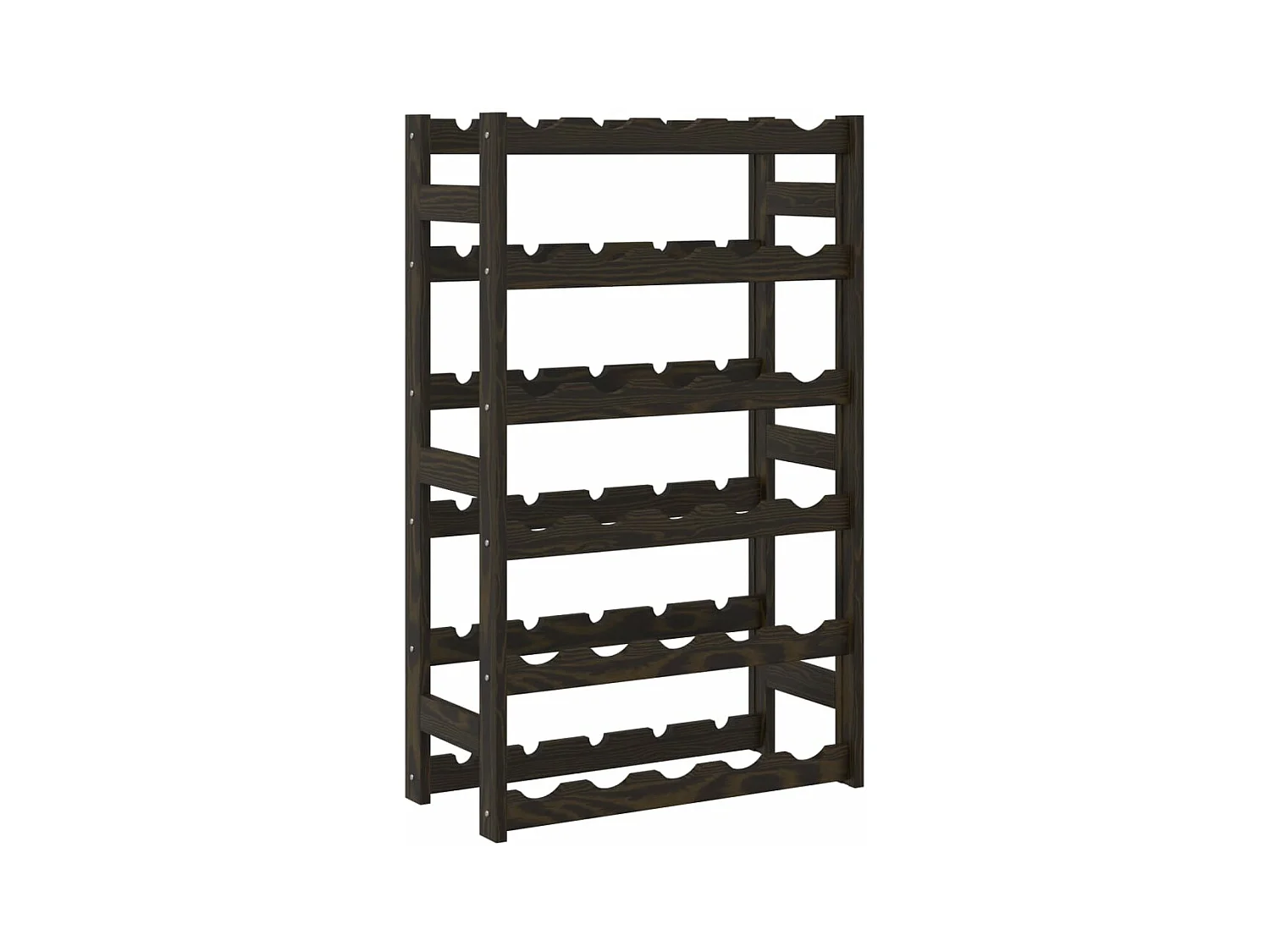 Daisy  Botellero para 30 botellas madera maciza de pino negro