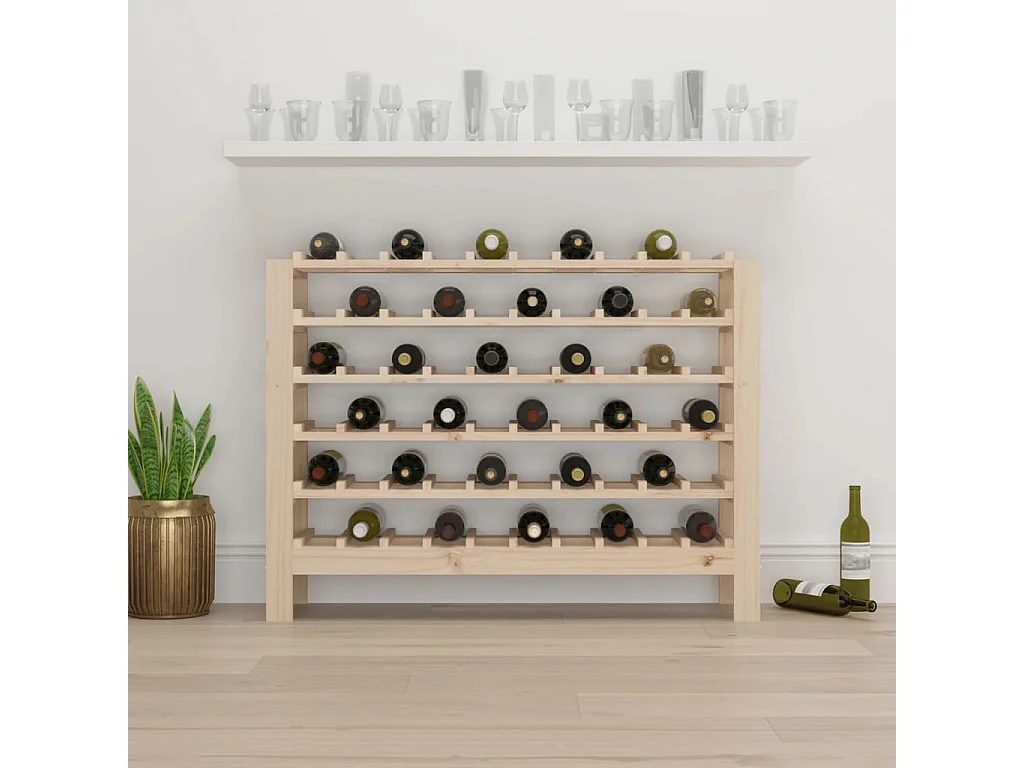 Weymouth  Casier à vin 109,5x30x82 cm Bois de pin massif