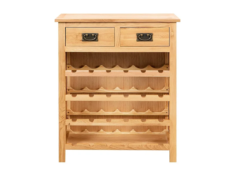 Lawrence John  Cantinetta Portavini 72x32x90 cm in Massello di Rovere