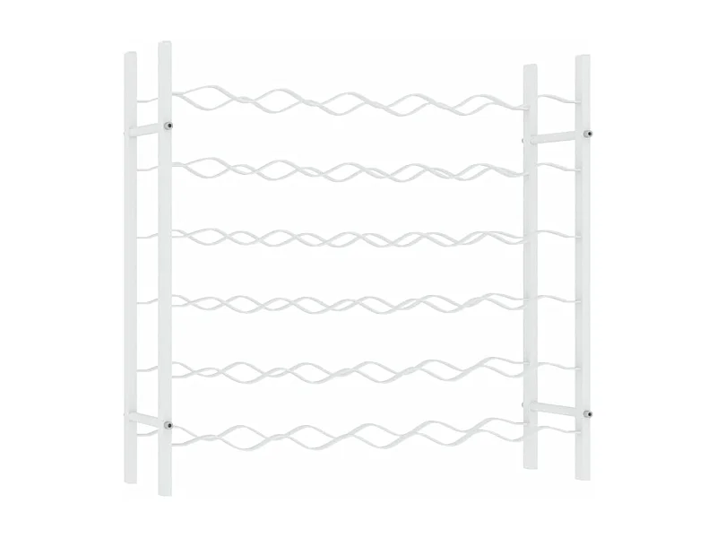 Juniper  Wijnrek voor 36 flessen metaal wit