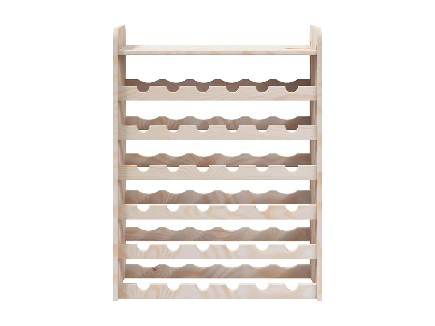 Eldon  Casier à vin et panneau supérieur 67,5x25x87 cm bois pin massif