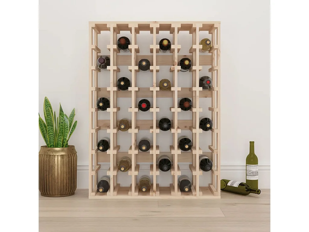 Darnir  Botellero madera maciza de pino 70x33x94 cm