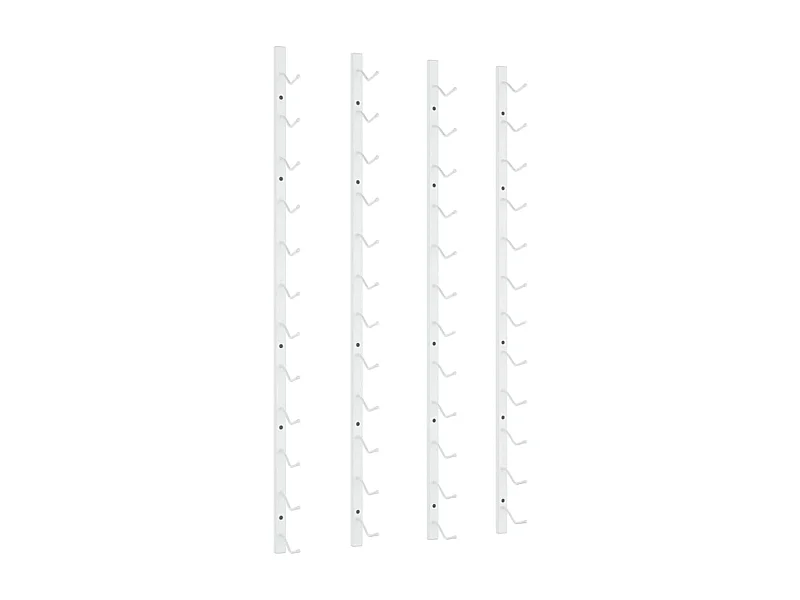 Harvey Alan  Botellero de pared para 12 botellas 2 unidades erro blanco