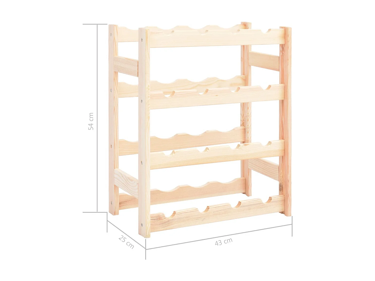 Daisy  Casier à bouteilles pour 16 bouteilles Pinède