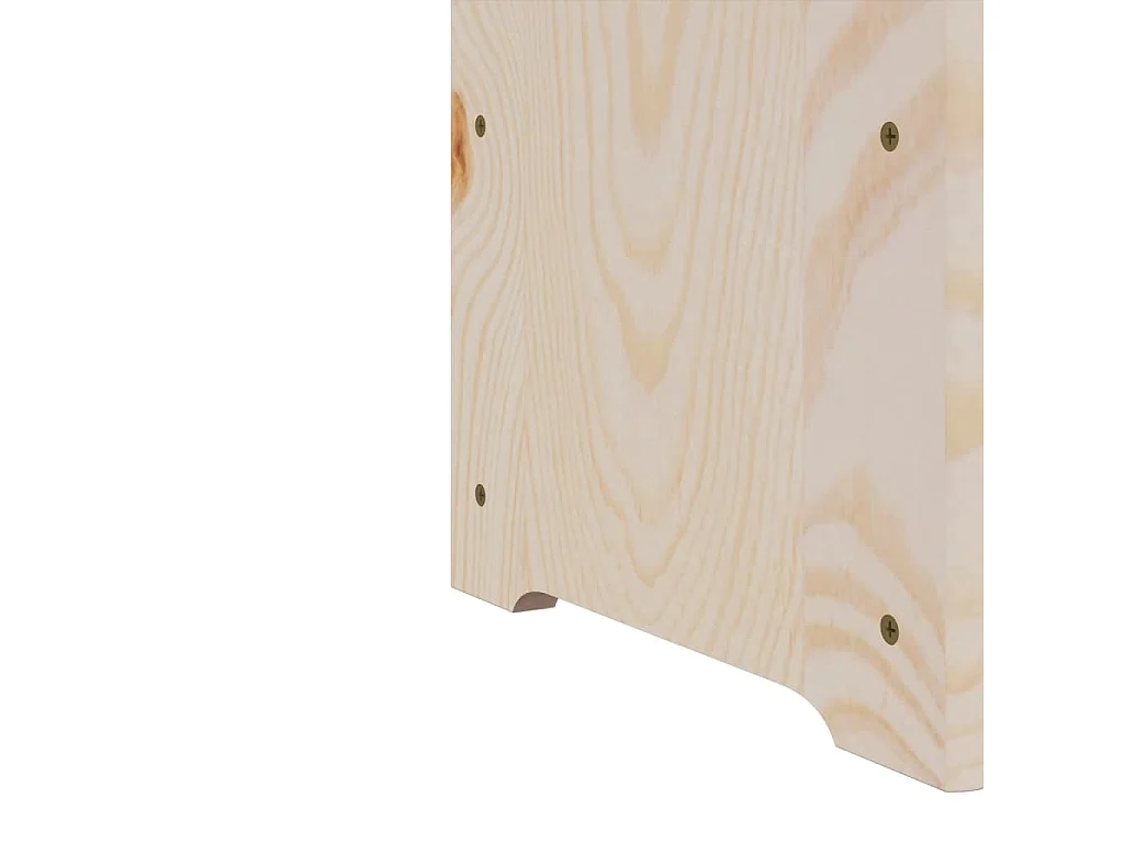 Eldon  Casier à vin 67,5x25x87 cm Bois de pin massif