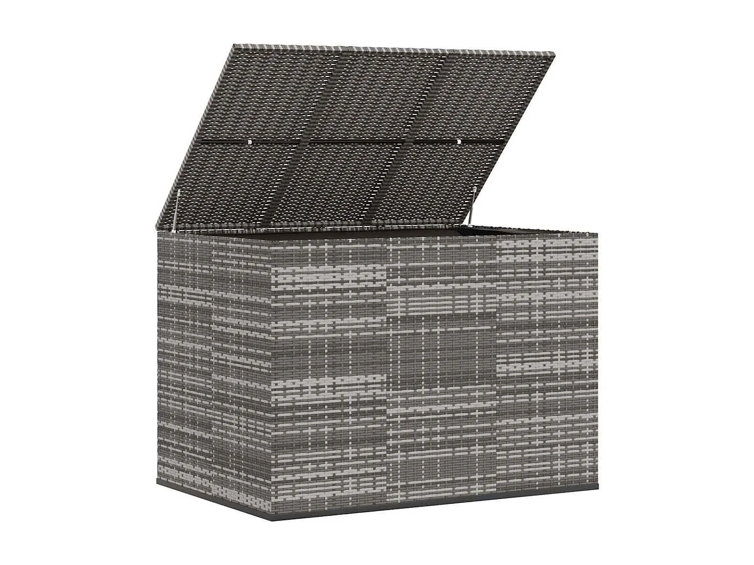 Evans  Tuinbox 145x100x103 cm polyetheen rattan grijs