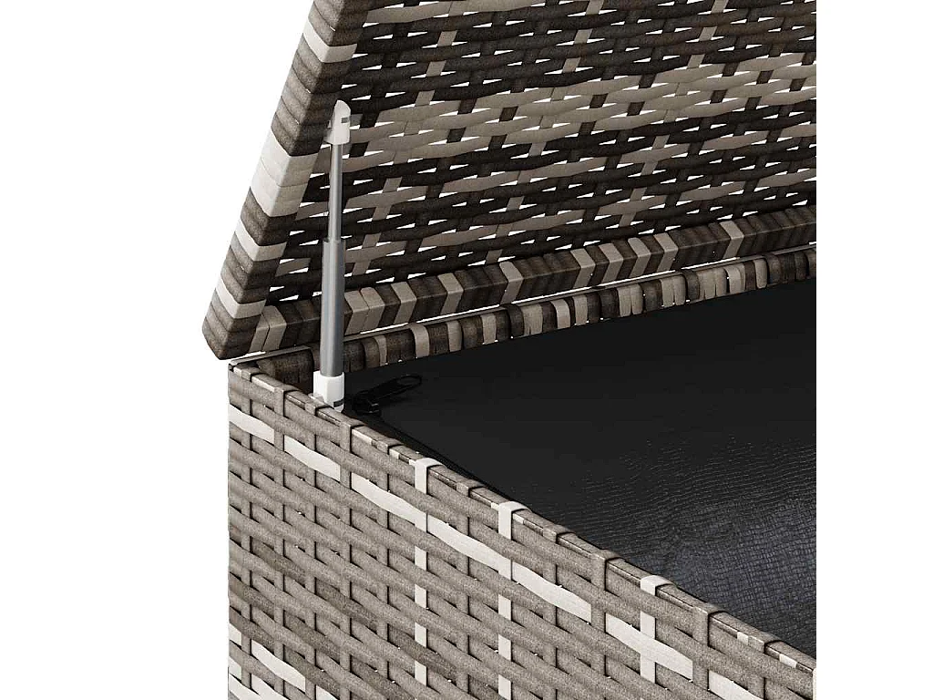 Evans  Tuinbox 145x100x103 cm polyetheen rattan grijs