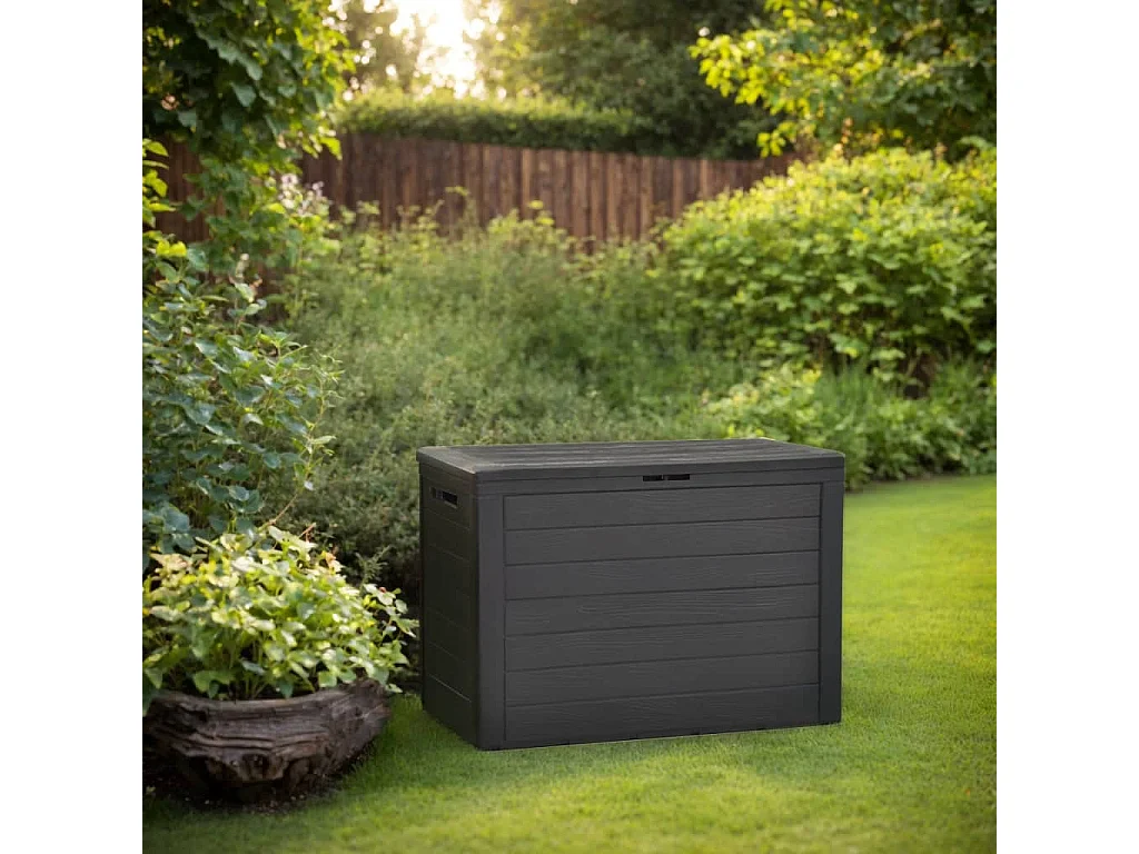 Cagnes-sur-Mer  Boîte de rangement de jardin Anthracite 78x44x55 cm