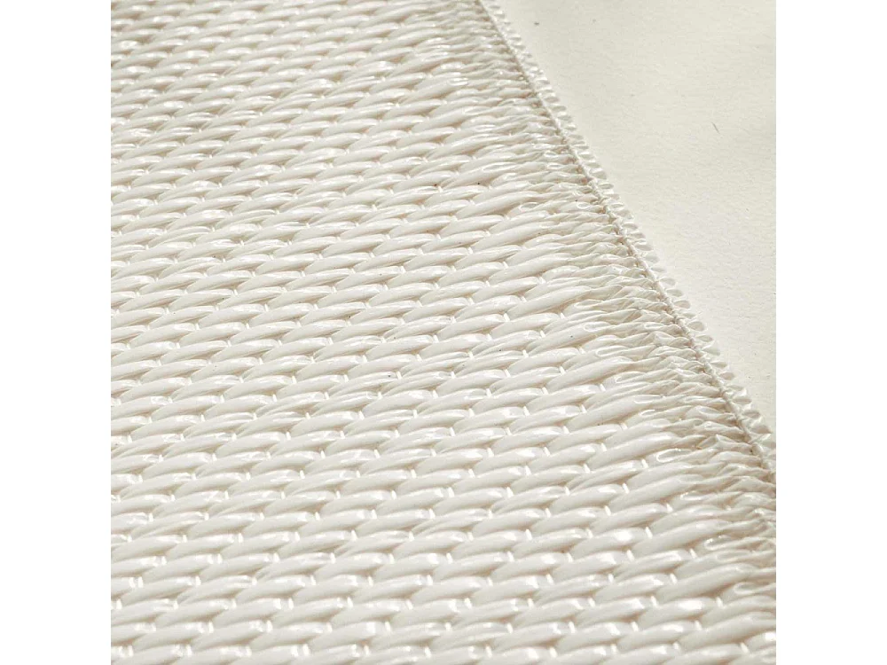 Tapis extérieur en polypropylène Spargi 1747 blanc 120 x 160 cm