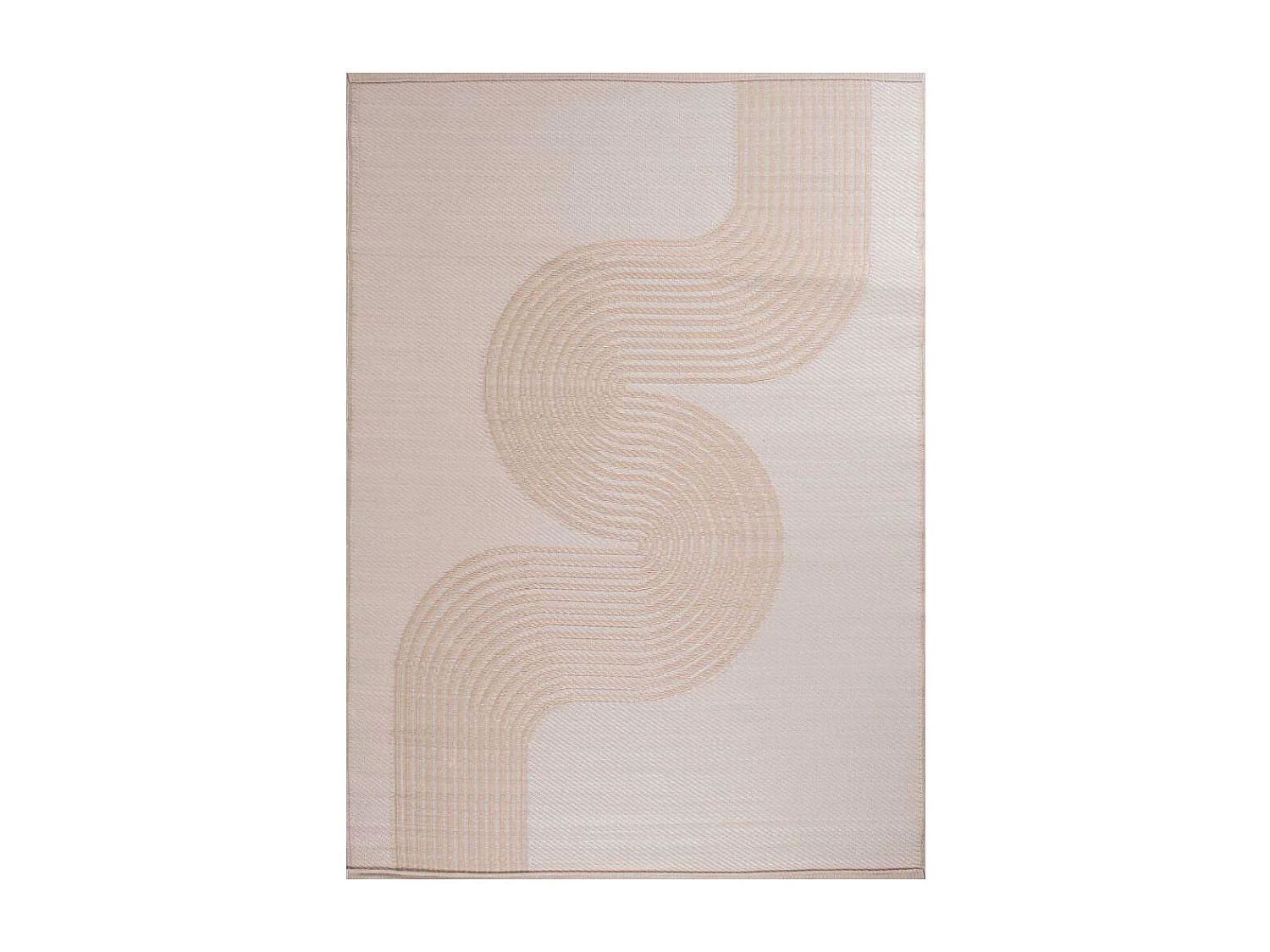 Tapis extérieur en polypropylène Spargi 1743 beige 180 x 280 cm