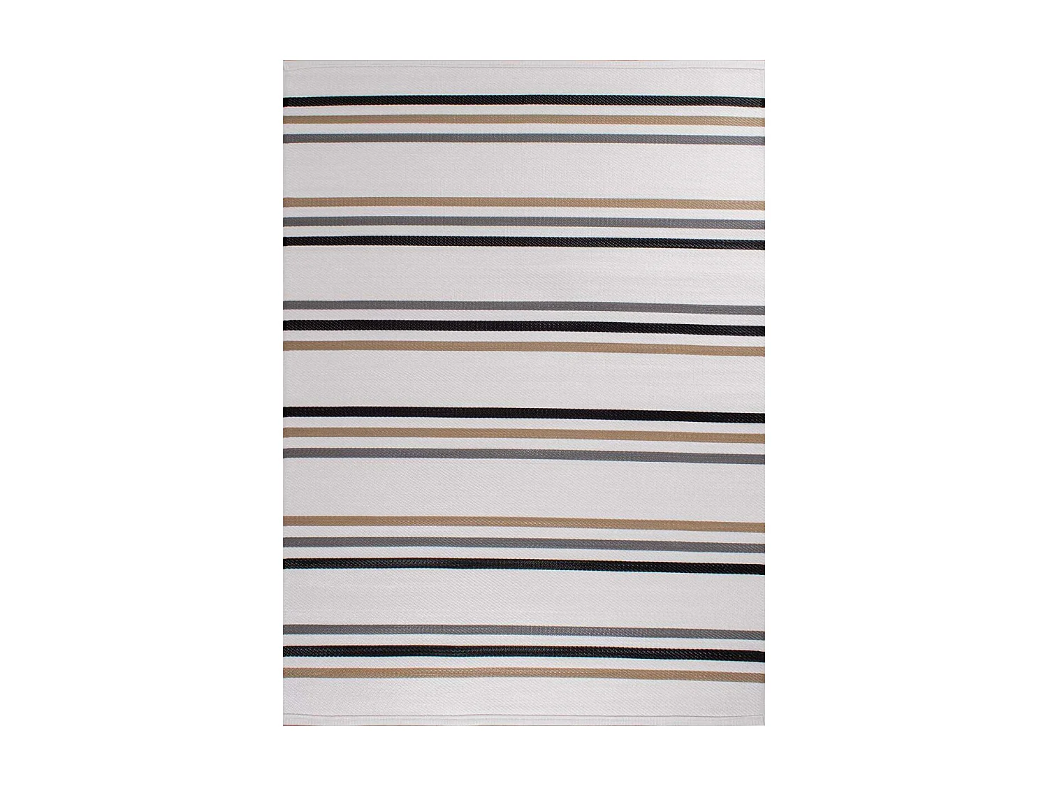 Tapis extérieur en polypropylène Spargi 1742 noir 150 x 220 cm