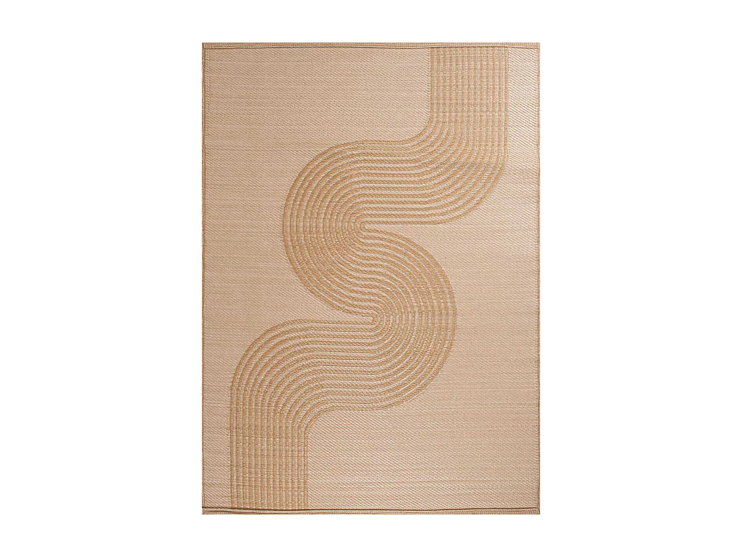 Tapis extérieur en polypropylène Spargi 1743 beige 150 x 220 cm