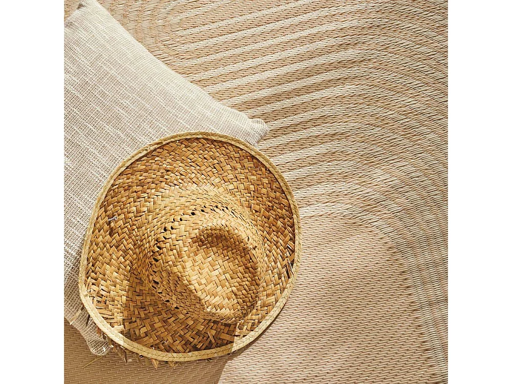 Tapis extérieur en polypropylène Spargi 1743 beige 120 x 160 cm