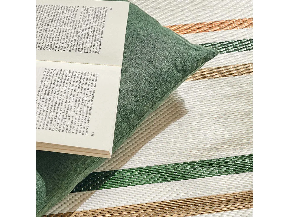 Tapis extérieur en polypropylène Spargi 1742 vert 150 x 220 cm