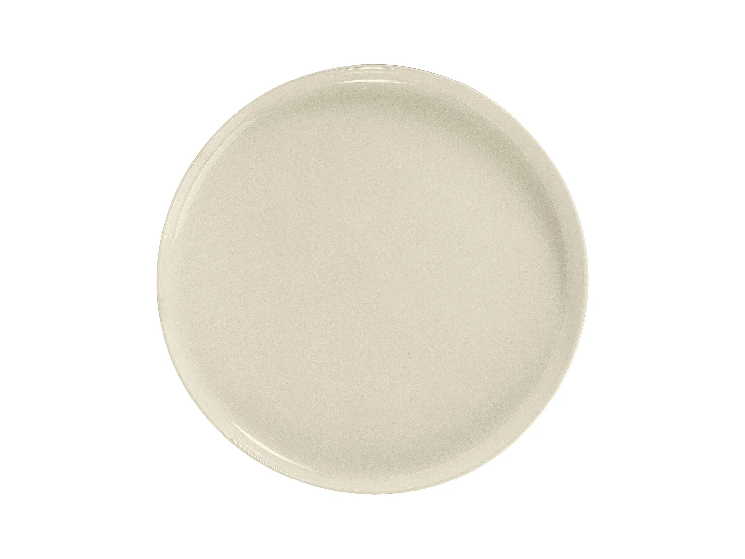 Set de assiettes à dessert 6 personnes 6 pièces - Beige Brillant - VICTO