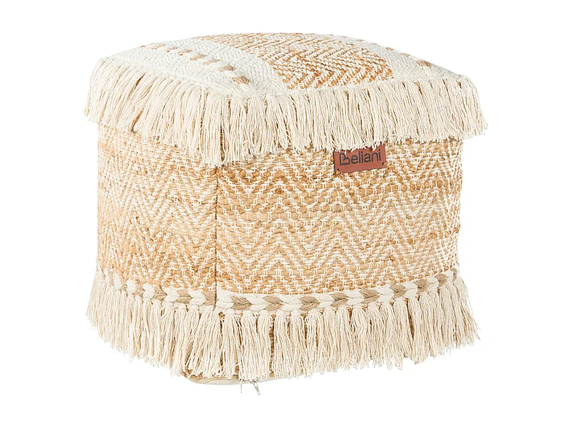 Pouf ALUPOLA Jute Beige 40 cm 40 cm 40 cm