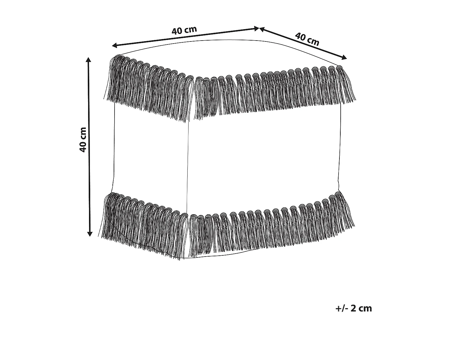 Pouf ALUPOLA Jute Beige