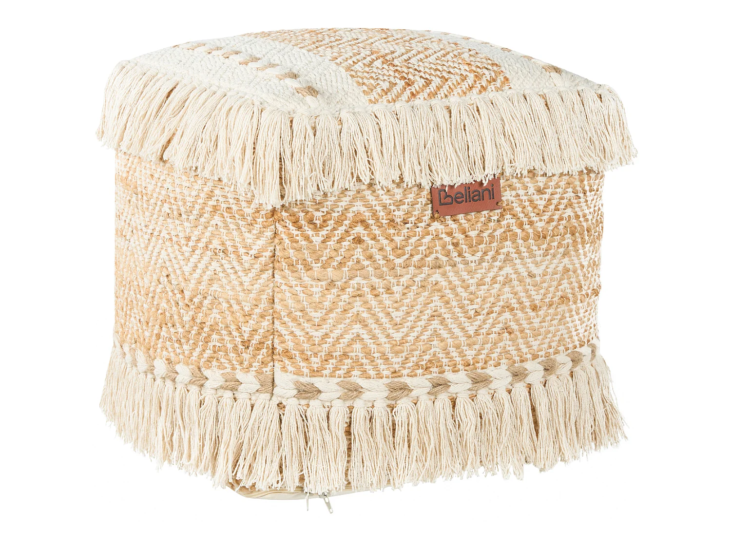 Pouf ALUPOLA Jute Beige 40 cm 40 cm 40 cm