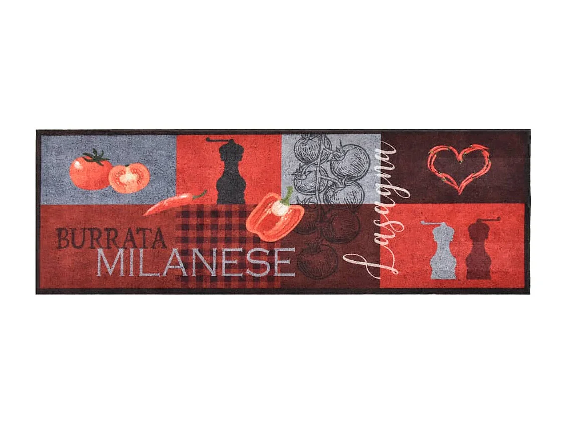 Wasbare keukenmat Tomaten 45x150 cm
