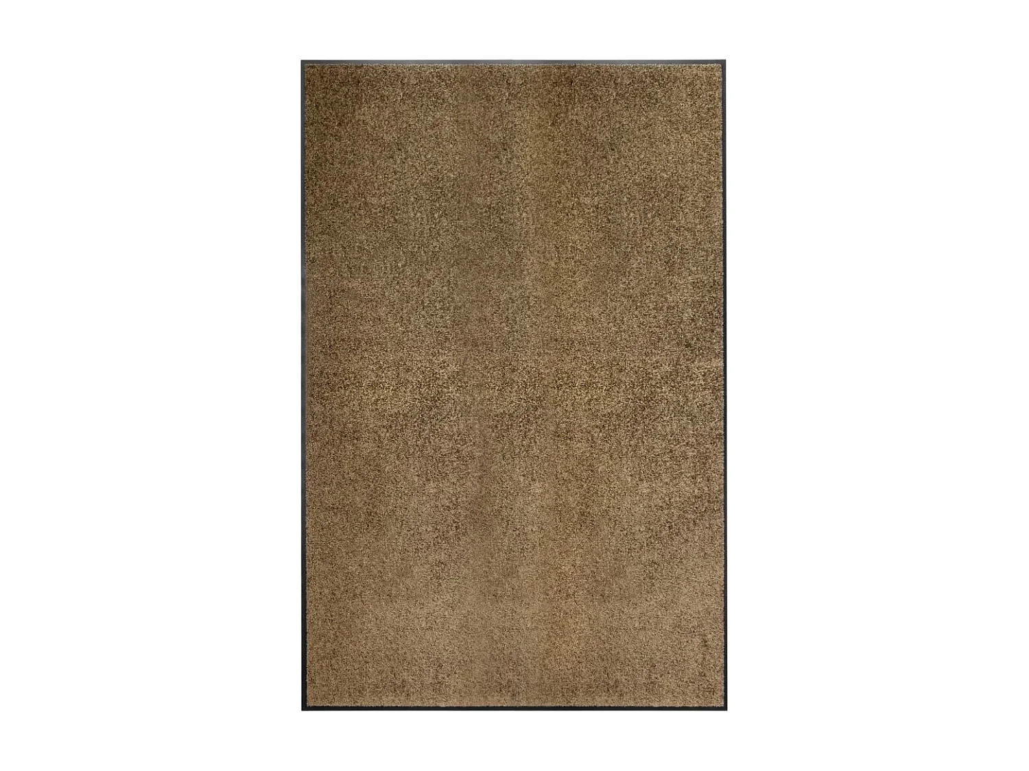 Capacho lavável marrom 120x180 cm