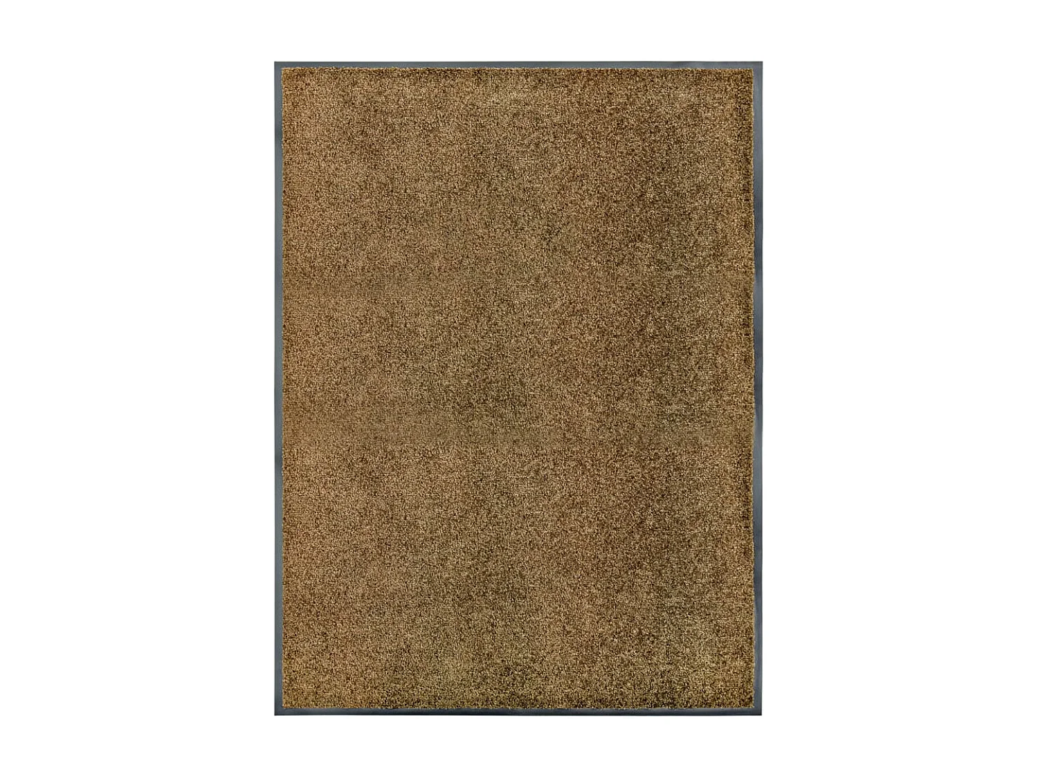 Felpudo lavable Marrón 90x120 cm