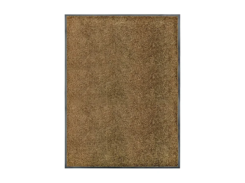 Paillasson lavable Marron 90x120 cm