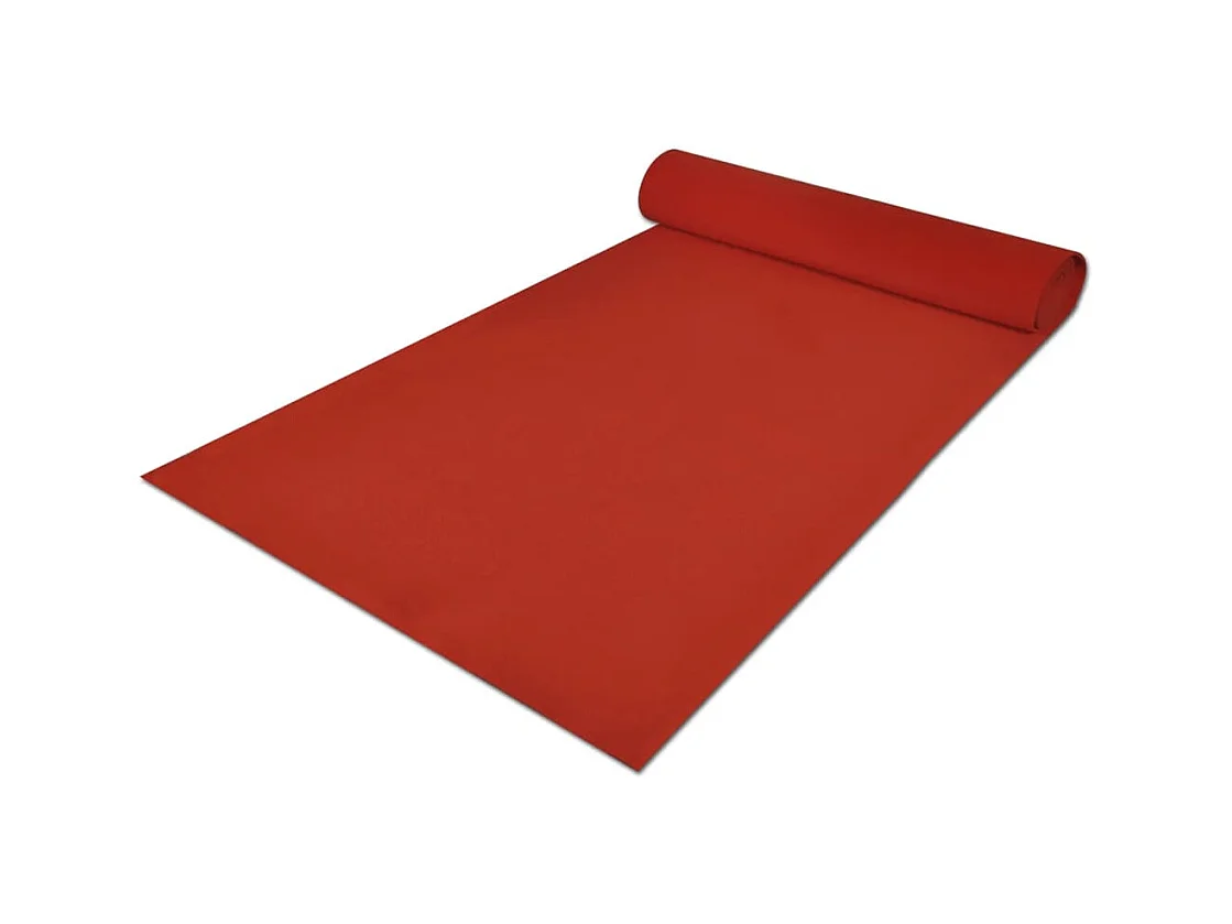 Rode loper 1 x 20 m Extra zwaar 400 g/m²