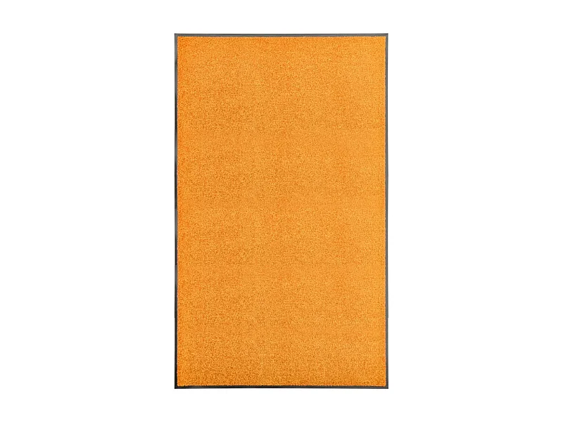 Felpudo lavable naranja 90x150 cm