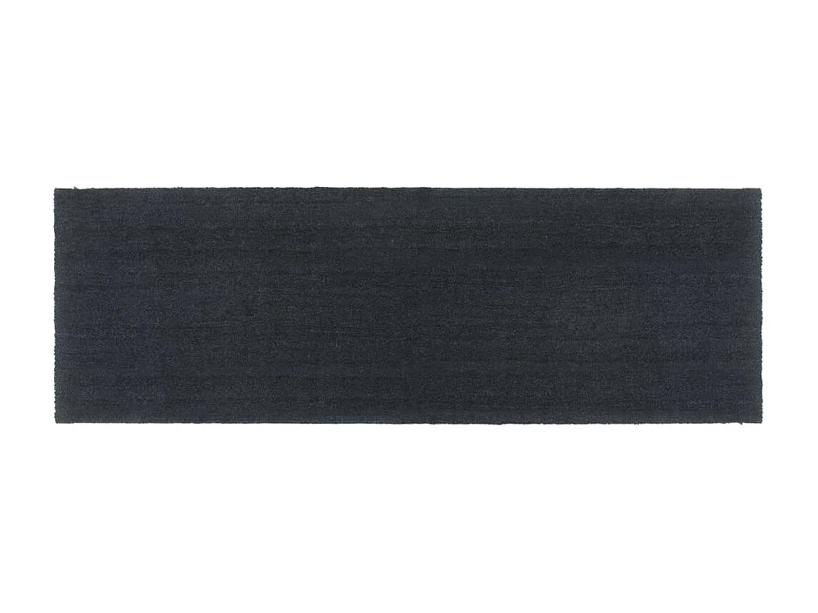 Tapis de porte gris foncé 100x300 cm fibre de coco touffeté