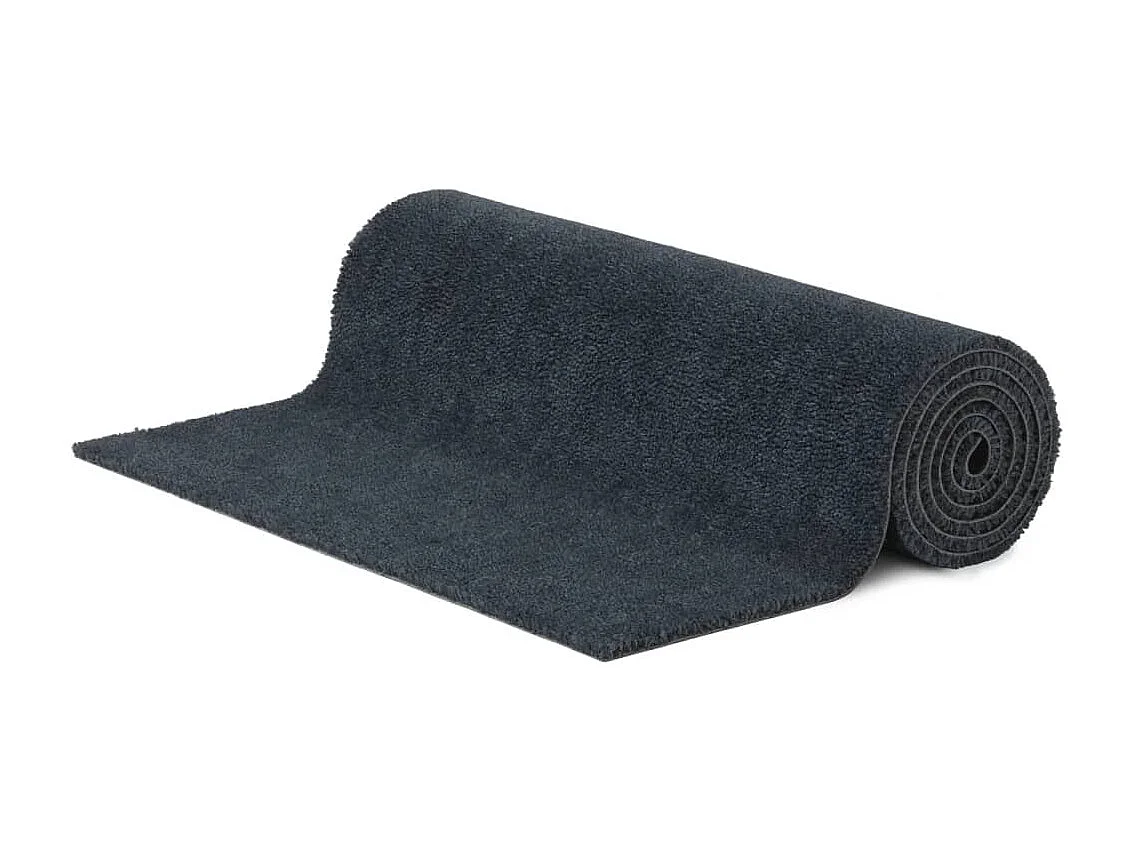 Tapis de porte gris foncé 100x300 cm fibre de coco touffeté