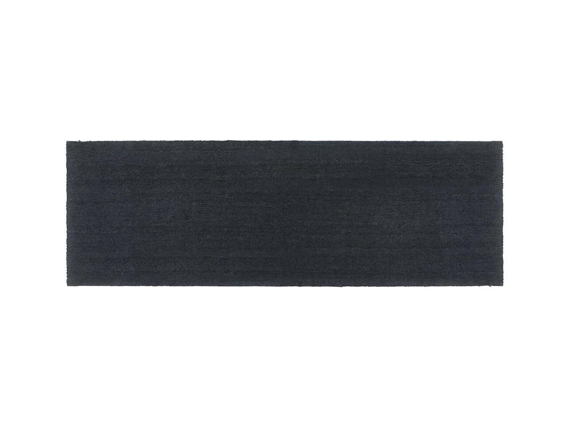 Dunkelgraue Fußmatte 100 x 300 cm, getuftete Kokosfaser