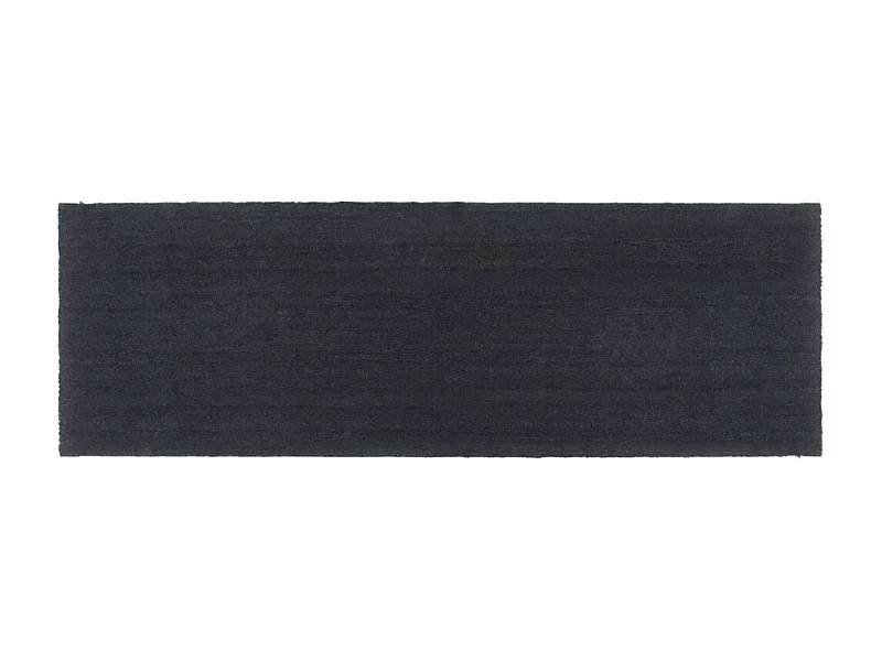 Tapis de porte gris foncé 100x300 cm fibre de coco touffeté