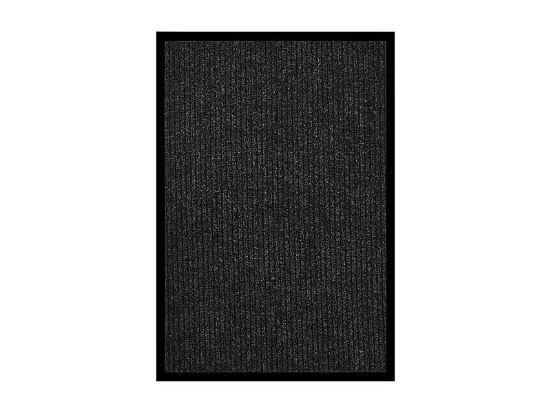 Zerbino rigato antracite 80x120 cm