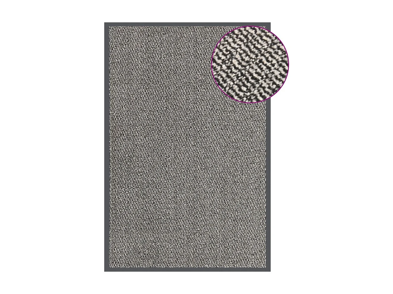 Paillasson touffeté 80x120 cm Marron clair