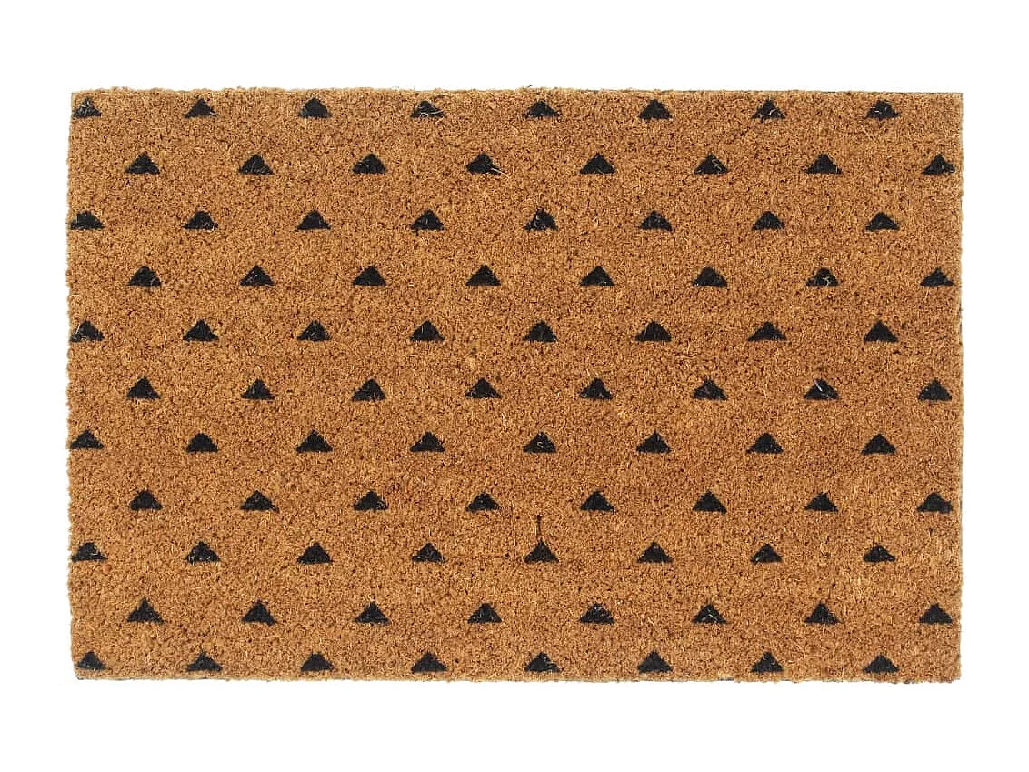 Zerbino naturale 40x60 cm capitonnè in fibra di cocco