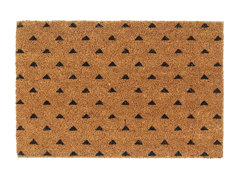 Zerbino naturale 40x60 cm capitonnè in fibra di cocco