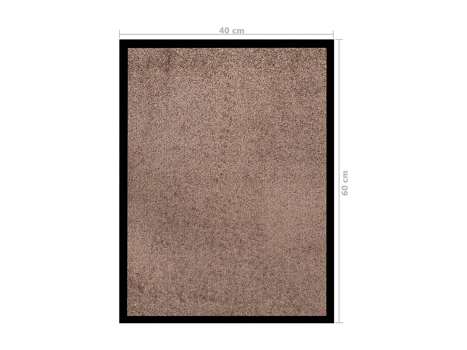 Paillasson Marron 40x60 cm