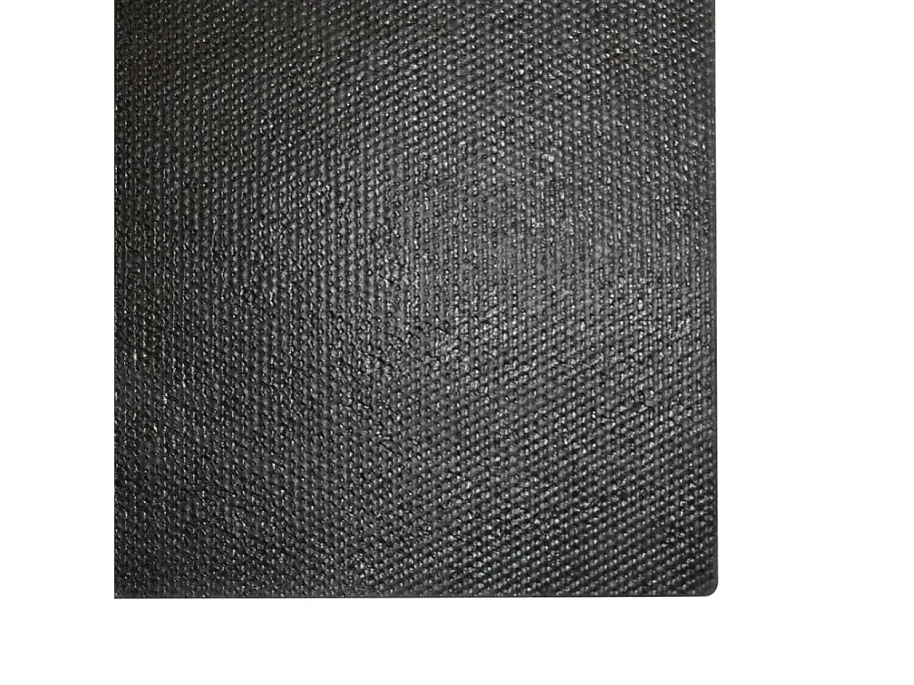 Tapis de porte noir 40x60 cm fibre de coco touffeté