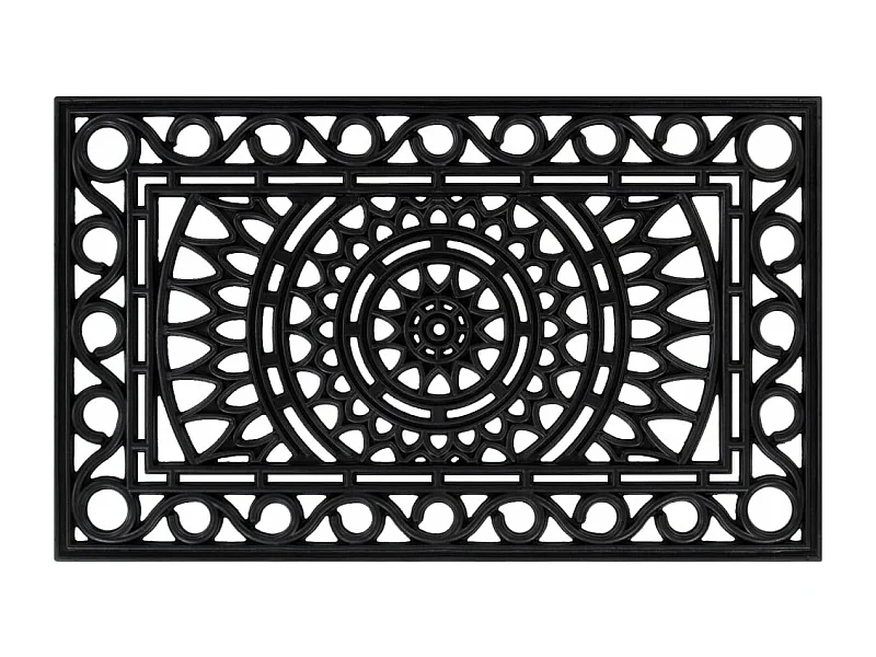 Felpudo rectangular 45x75 cm goma