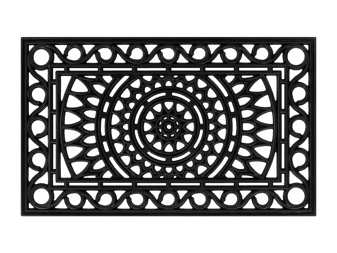 Felpudo rectangular 45x75 cm goma