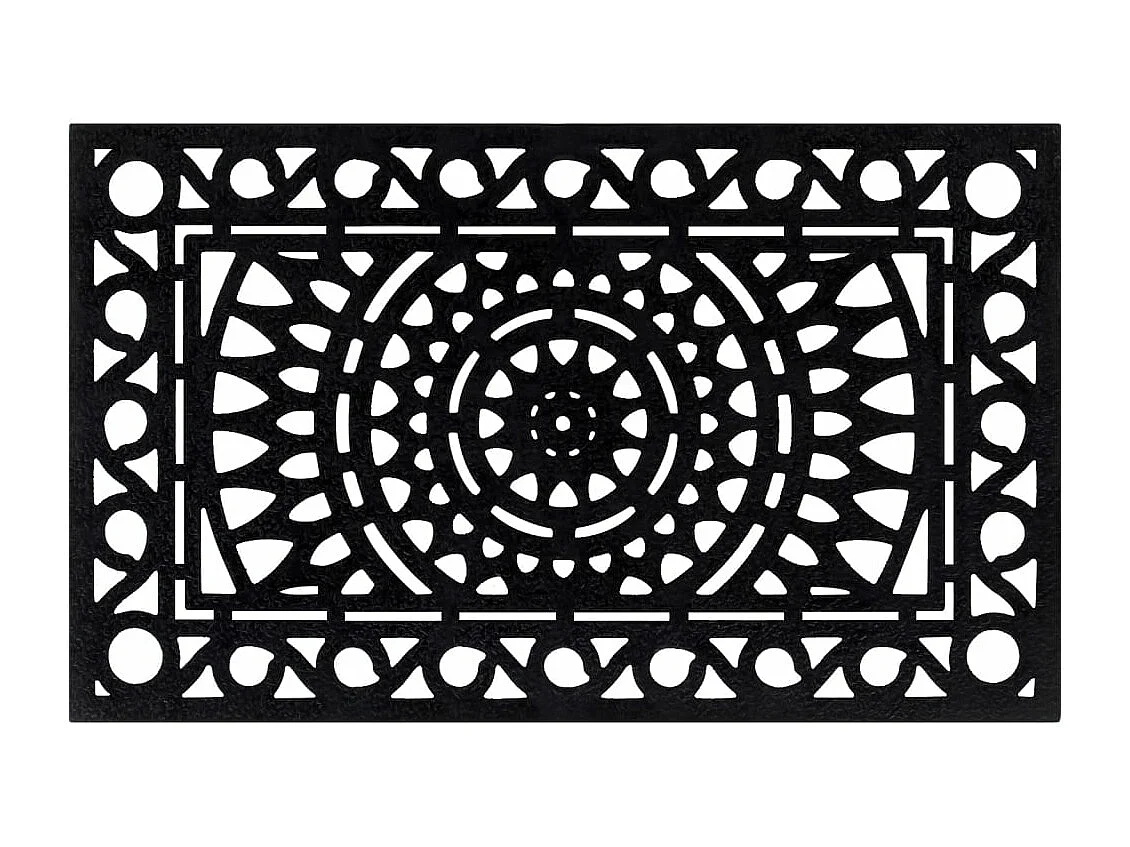 Felpudo rectangular 45x75 cm goma