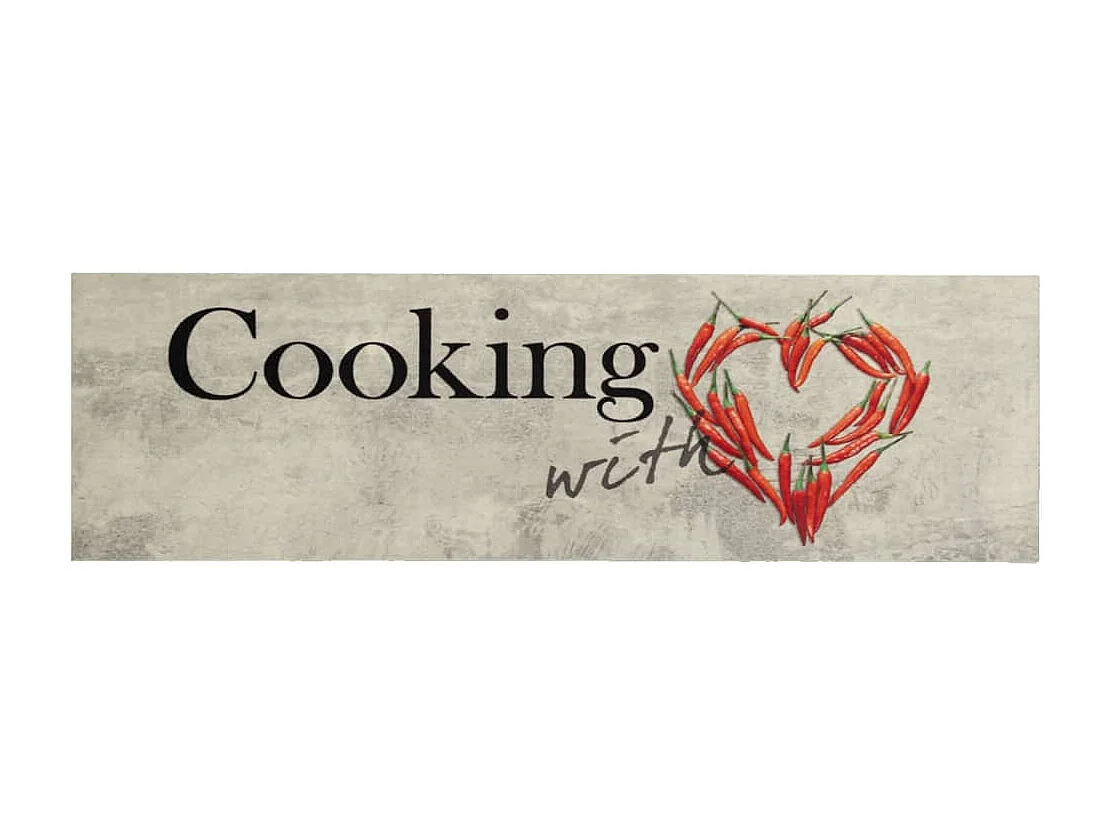 Tappeto da cucina lavabile stampa Cooking chili 45x150 cm