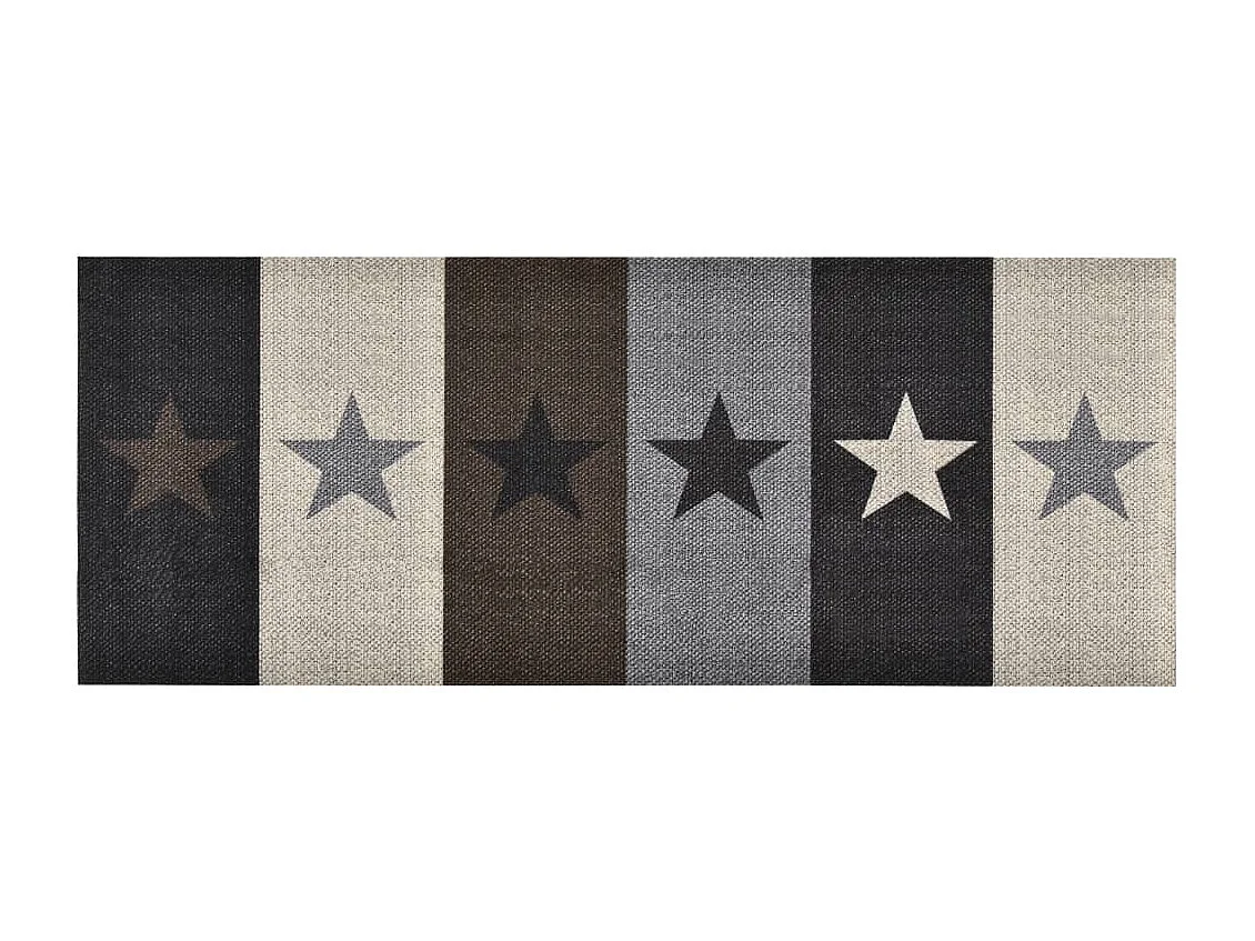 Tapis de sol de cuisine lavable Étoile 60x180 cm