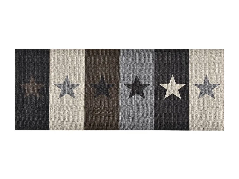 Tapis de sol de cuisine lavable Étoile 60x180 cm