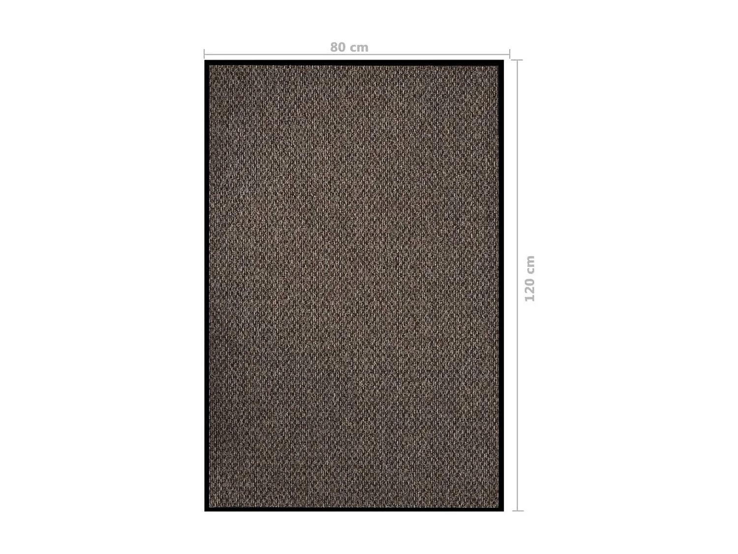 Beige deurmat 80x120 cm
