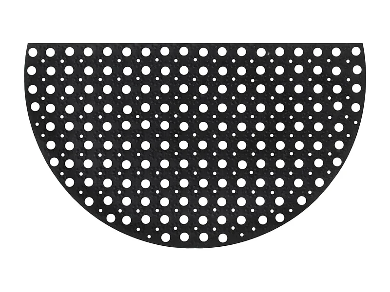 Zerbino semitondo 45x75 cm in gomma