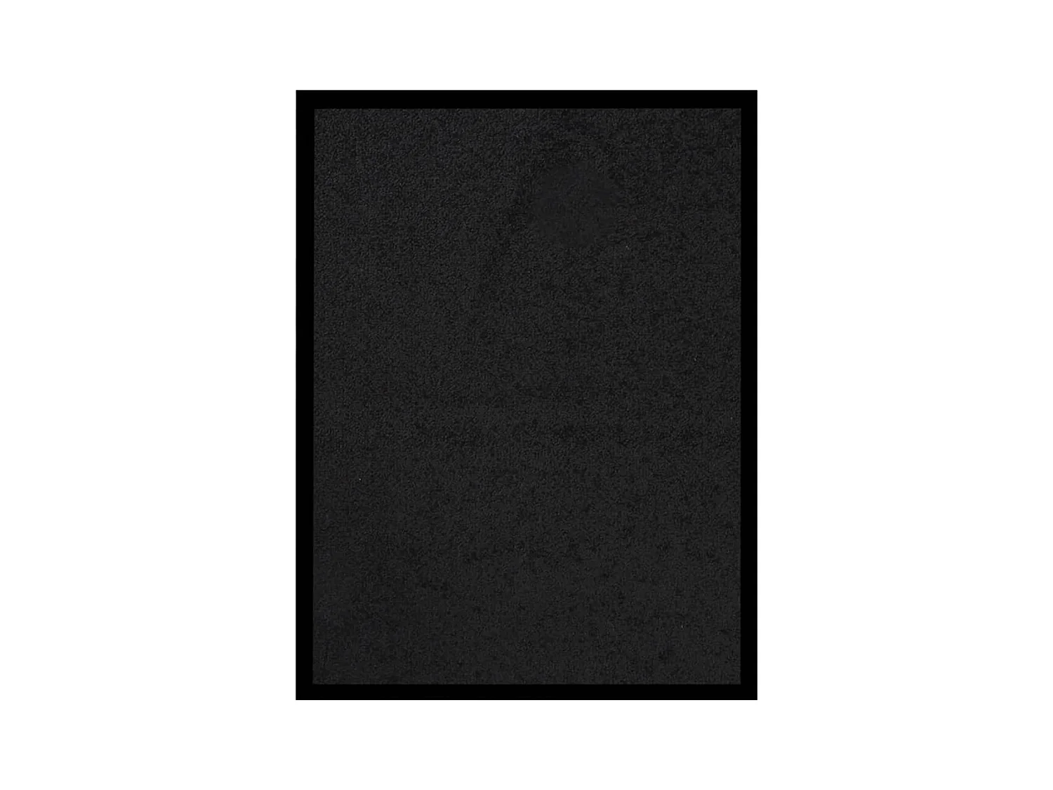 Schwarze Fußmatte 40x60 cm