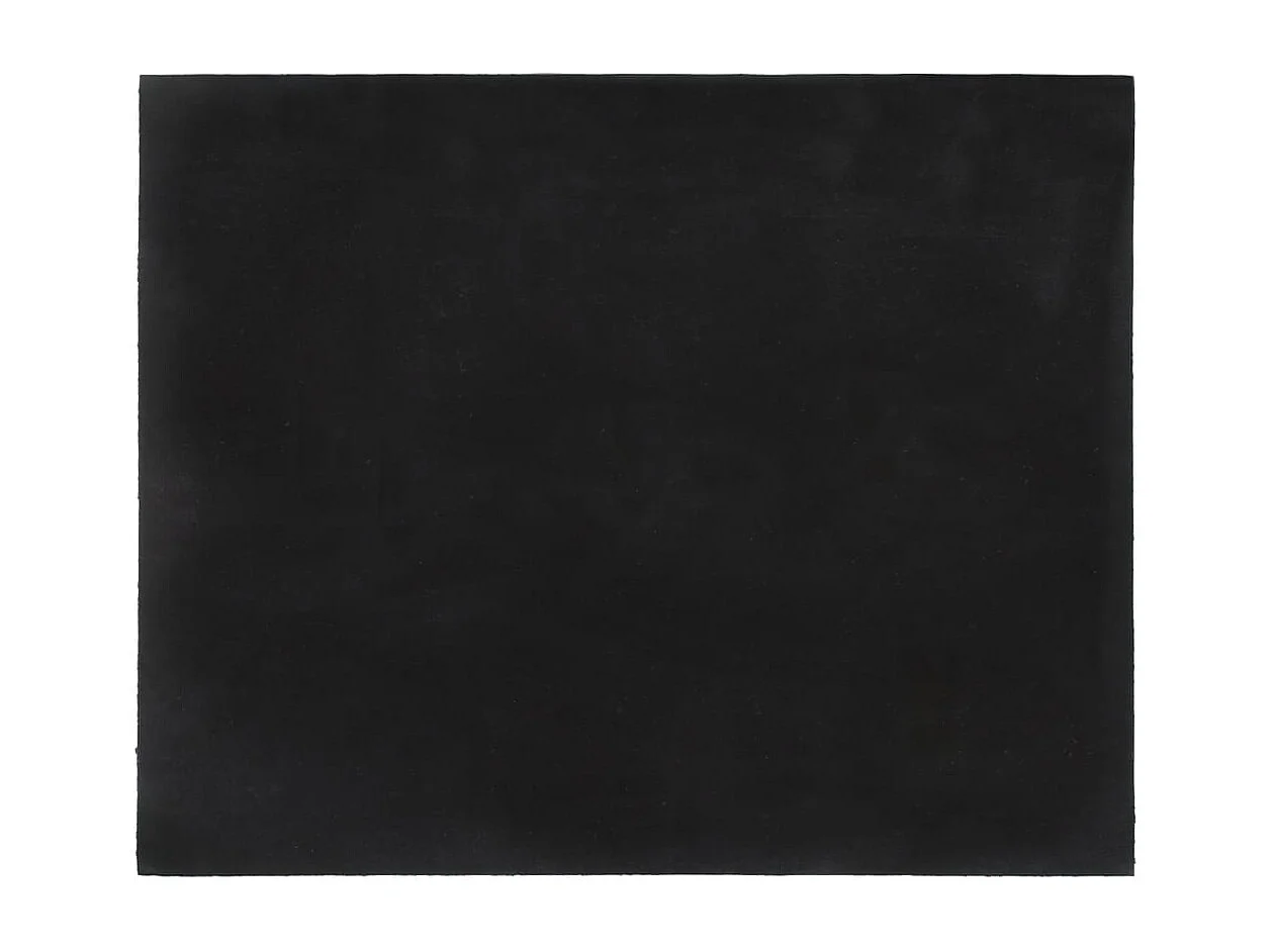Felpudo gris oscuro 80x100 cm fibra de coco capitoné